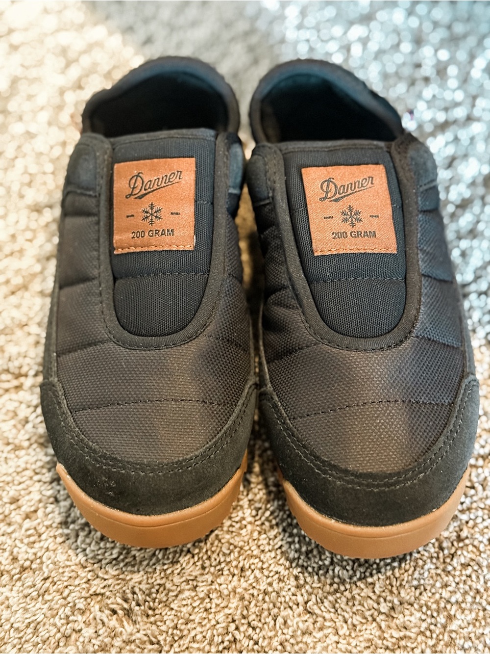 Women’s Danner Jag Loft Midnight Quilted Insulated Slip-On Shoes - gorpcore
